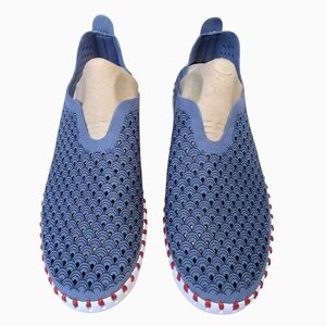 Isle Jacobsen Women's Tulip 139 Slip On Sneaker Grey Blue EU Size 38 US 7.5
